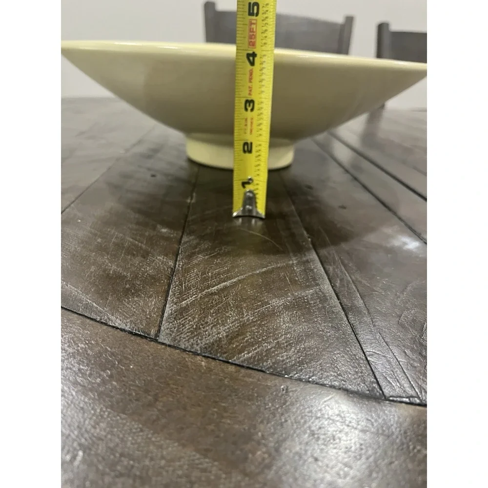 Vintage Haeger Pottery Bowl 3295 Soft Yellow Table‎ Fruit Bowl